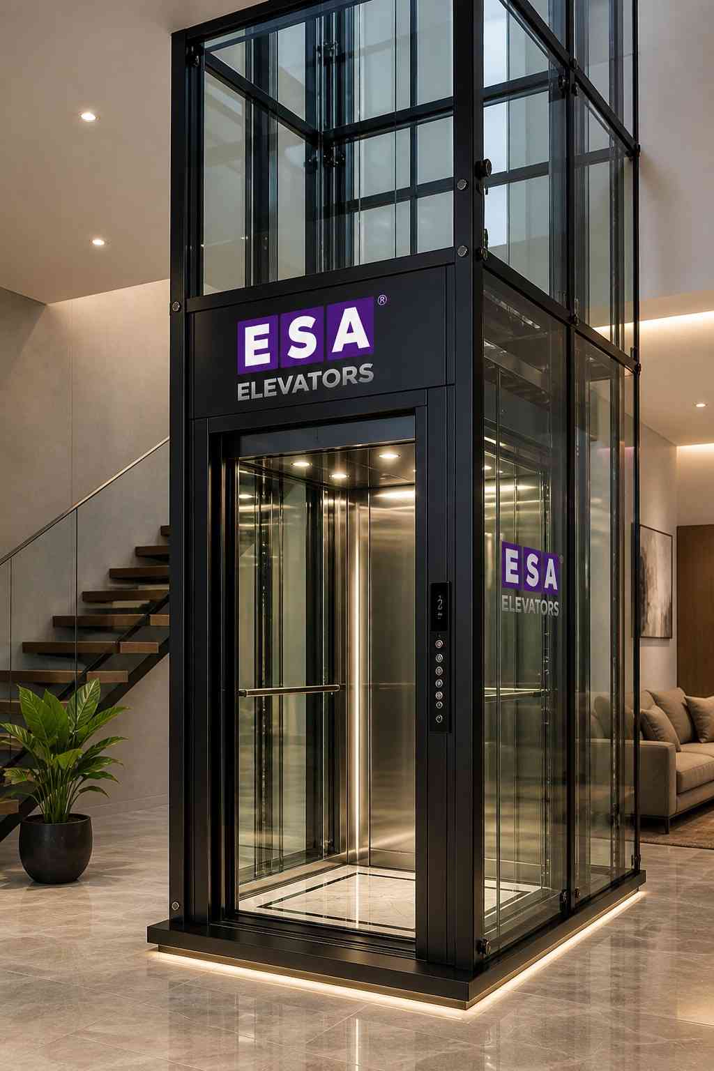 ESA 100 — Hydraulic Home Elevator